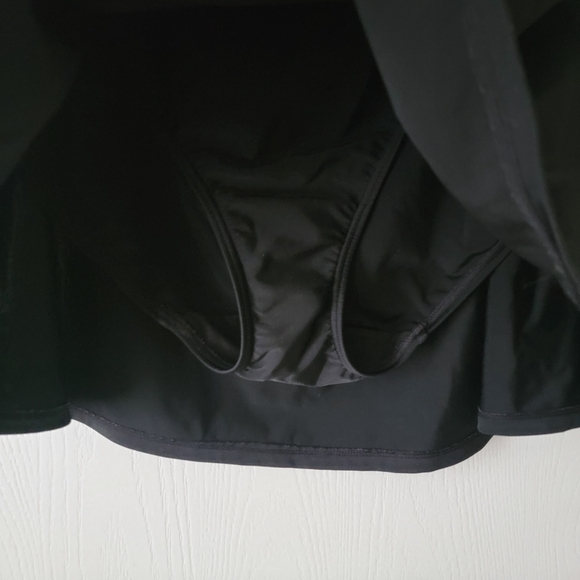 Cacique Slitted Swim Skirt w/Brief - Picture 3 of 7